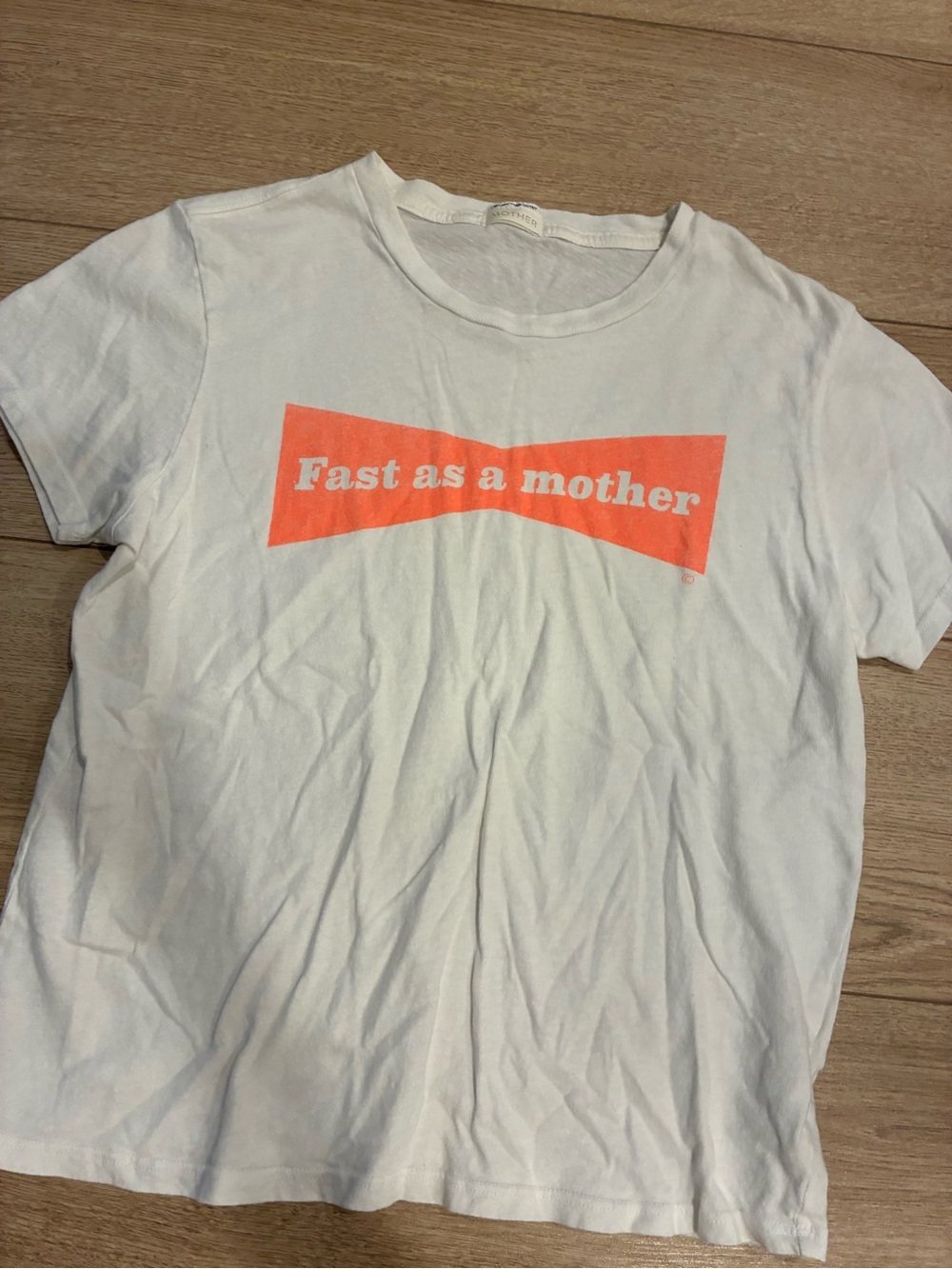 Mother Women’s Lil Goodie Goodie T-shirt Fast As A Mother Cotton Size M